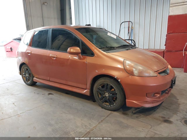 45692822 :رقم المزاد ، JHMGD37627S062074 vin ، 2007 Honda Fit Sport مزاد بيع