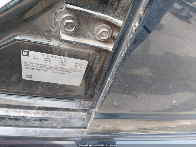 45693002 :رقم المزاد ، 1G6DA5EY9B0120587 vin ، 2011 Cadillac Cts مزاد بيع