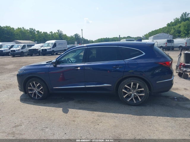 2022 Acura Mdx Technology Package მანქანა იყიდება აუქციონზე, vin: 5J8YE1H41NL006107, აუქციონის ნომერი: 45693007