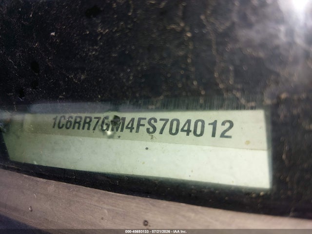 RAM 1500 Slt 2015 1C6RR7GM4FS704012 Image 9