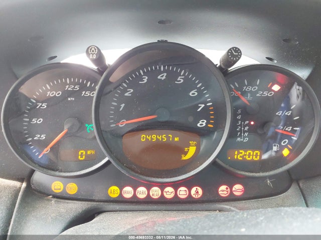 Продажа на аукционе авто 2002 Porsche Boxster, vin: WP0CA29802U626092, номер лота: 45693332