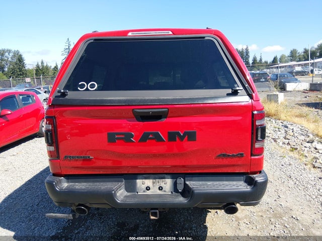 45693512 :رقم المزاد ، 1C6SRFLT1MN763376 vin ، 2021 Ram 1500 Rebel  4x4 5'7 Box مزاد بيع