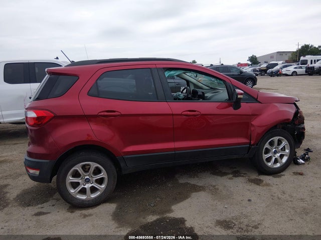 Продаж на аукціоні авто 2018 Ford Ecosport Se, vin: MAJ3P1TE1JC214930, номер лоту: 45693558