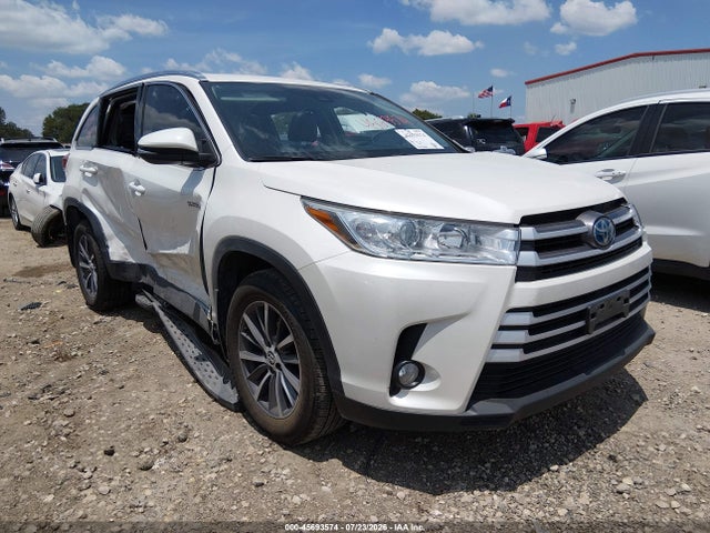 Auction sale of the 2019 Toyota Highlander Hybrid Xle, vin: 5TDJGRFH6KS059510, lot number: 45693574