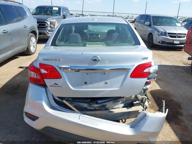 2017 Nissan Sentra Sv მანქანა იყიდება აუქციონზე, vin: 3N1AB7AP5HY206230, აუქციონის ნომერი: 45693582