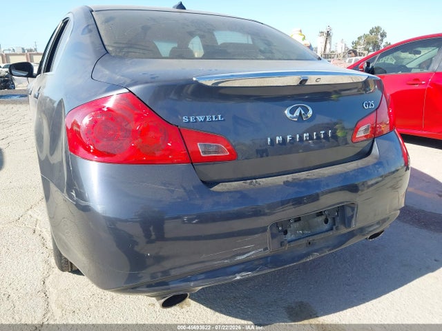 45693622 :رقم المزاد ، JN1DV6AP0CM701087 vin ، 2012 Infiniti G25 Journey مزاد بيع