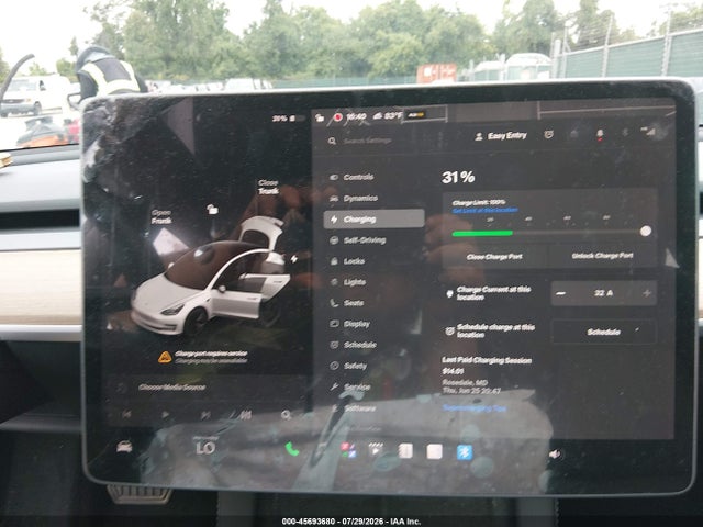2023 Tesla Model 3 Rear-wheel Drive მანქანა იყიდება აუქციონზე, vin: 5YJ3E1EA7PF476540, აუქციონის ნომერი: 45693680