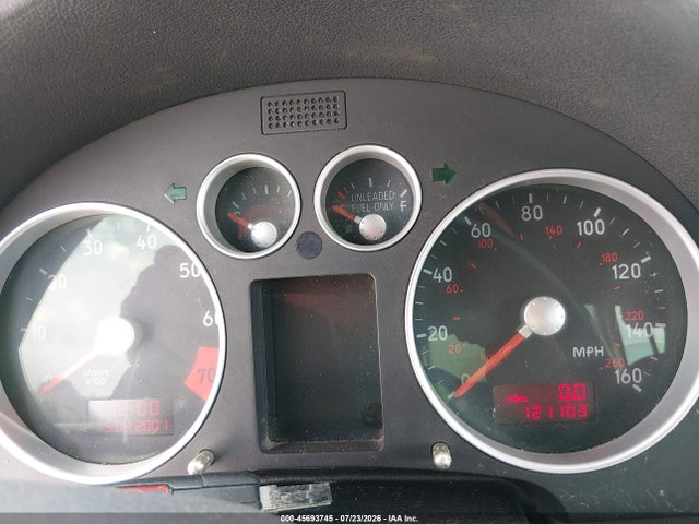 45693745 :رقم المزاد ، TRUUT28N611045501 vin ، 2001 Audi Tt مزاد بيع