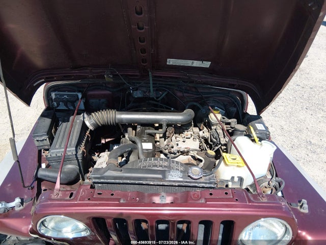 Aukcja sprzedaży 2002 Jeep Wrangler X, vin: 1J4FA39S42P715932, numer aukcji: 45693915