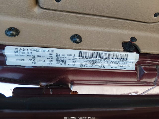 Aukcja sprzedaży 2002 Jeep Wrangler X, vin: 1J4FA39S42P715932, numer aukcji: 45693915