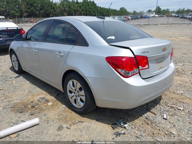 45693953 :رقم المزاد ، 1G1PA5SH0F7213082 vin ، 2015 Chevrolet Cruze Ls Auto مزاد بيع