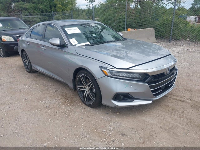 2022 Honda Accord Hybrid Touring მანქანა იყიდება აუქციონზე, vin: 1HGCV3F93NA019599, აუქციონის ნომერი: 45694033