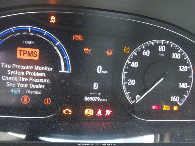 2022 Honda Accord Hybrid Touring მანქანა იყიდება აუქციონზე, vin: 1HGCV3F93NA019599, აუქციონის ნომერი: 45694033