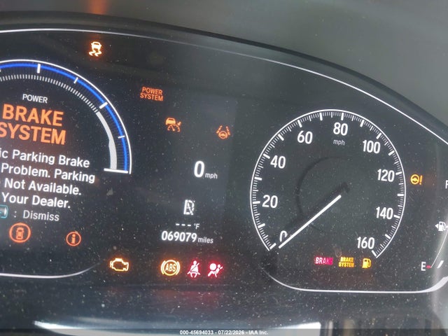 2022 Honda Accord Hybrid Touring მანქანა იყიდება აუქციონზე, vin: 1HGCV3F93NA019599, აუქციონის ნომერი: 45694033