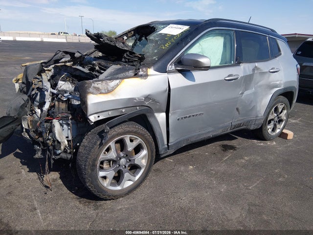 45694084 :رقم المزاد ، 3C4NJCCB0LT201017 vin ، 2020 Jeep Compass Limited Fwd مزاد بيع
