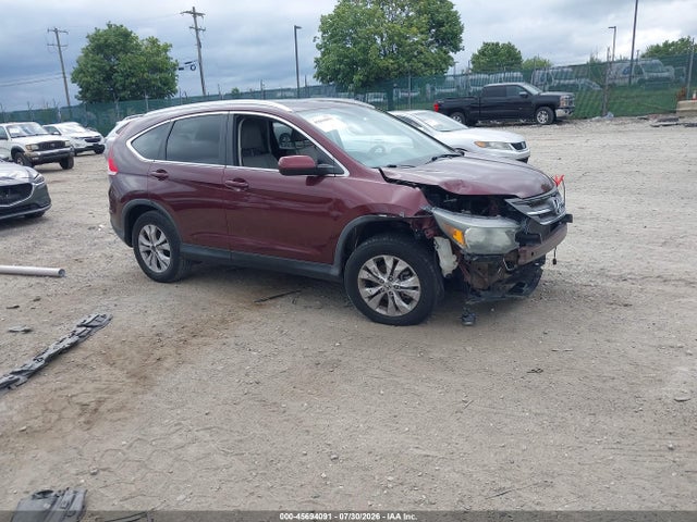 45694091 :رقم المزاد ، 5J6RM4H79EL033051 vin ، 2014 Honda Cr-v Ex-l مزاد بيع