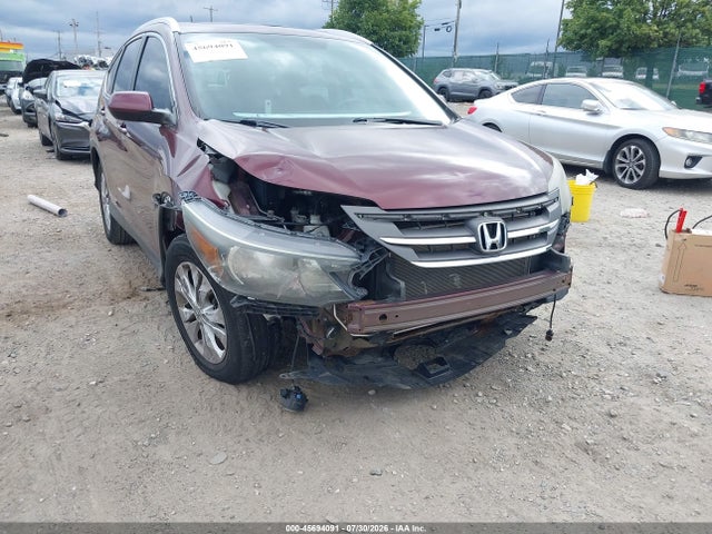 45694091 :رقم المزاد ، 5J6RM4H79EL033051 vin ، 2014 Honda Cr-v Ex-l مزاد بيع