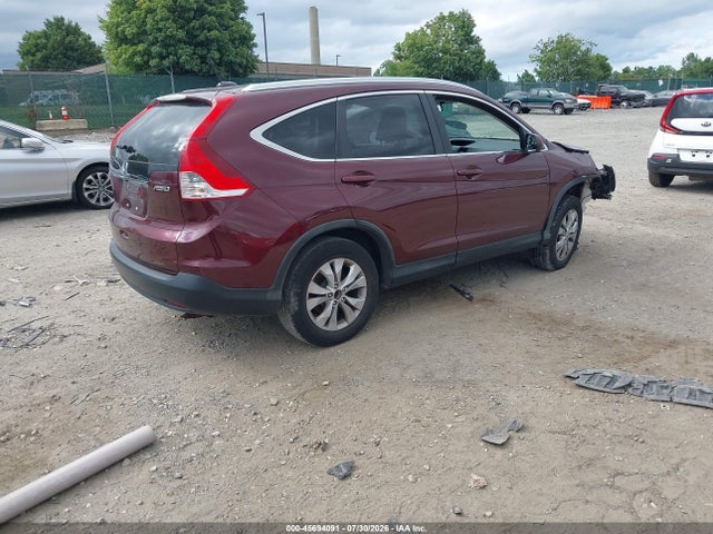 45694091 :رقم المزاد ، 5J6RM4H79EL033051 vin ، 2014 Honda Cr-v Ex-l مزاد بيع