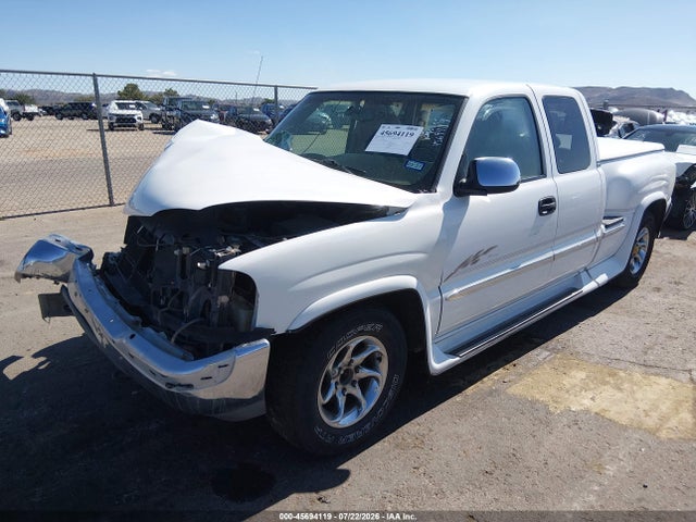 Aukcja sprzedaży 2002 Gmc Sierra 1500 Sle, vin: 1GTEC19TX2Z220843, numer aukcji: 45694119