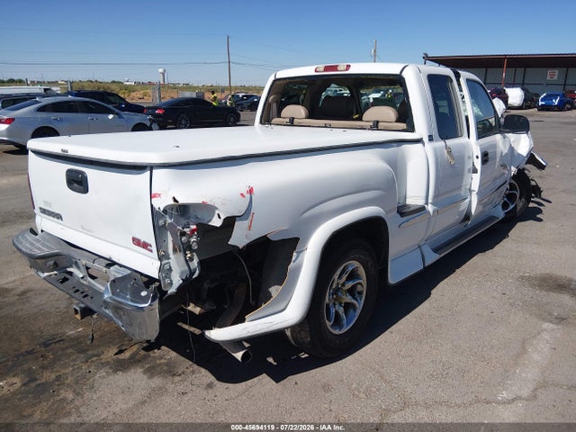 Aukcja sprzedaży 2002 Gmc Sierra 1500 Sle, vin: 1GTEC19TX2Z220843, numer aukcji: 45694119