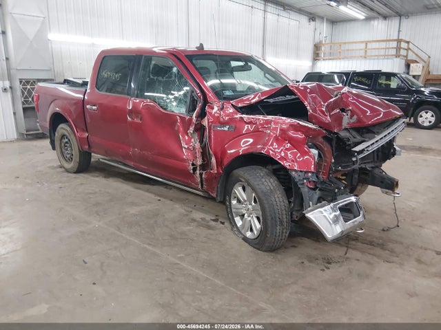 2019 Ford F-150 Lariat მანქანა იყიდება აუქციონზე, vin: 1FTEW1E58KFC46468, აუქციონის ნომერი: 45694245