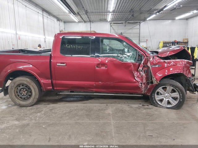 2019 Ford F-150 Lariat მანქანა იყიდება აუქციონზე, vin: 1FTEW1E58KFC46468, აუქციონის ნომერი: 45694245