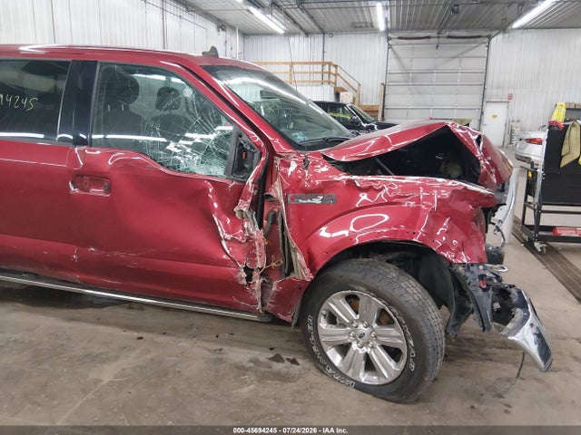 2019 Ford F-150 Lariat მანქანა იყიდება აუქციონზე, vin: 1FTEW1E58KFC46468, აუქციონის ნომერი: 45694245