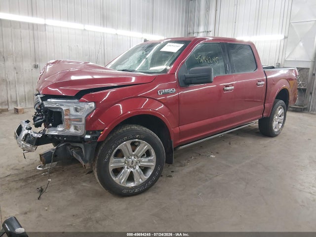 2019 Ford F-150 Lariat მანქანა იყიდება აუქციონზე, vin: 1FTEW1E58KFC46468, აუქციონის ნომერი: 45694245