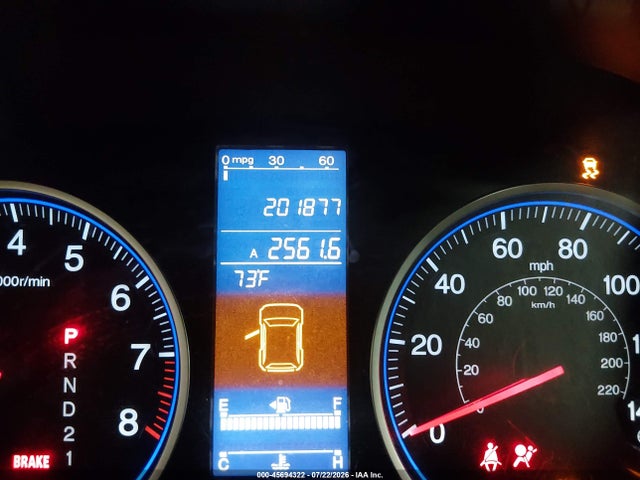 45694322 :رقم المزاد ، 5J6RE4H71BL115011 vin ، 2011 Honda Cr-v Ex-l مزاد بيع