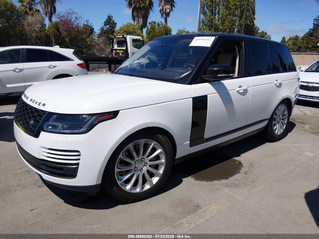 2019 Land Rover Range Rover 3.0l V6 Supercharged მანქანა იყიდება აუქციონზე, vin: SALGR2RV3KA540091, აუქციონის ნომერი: 45694353