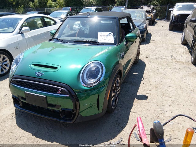 2023 Mini Convertible Cooper S მანქანა იყიდება აუქციონზე, vin: WMW43DL04P3P47635, აუქციონის ნომერი: 45694391