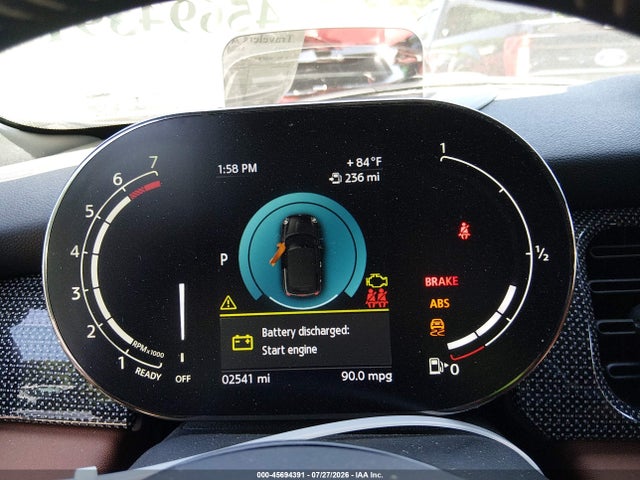 2023 Mini Convertible Cooper S მანქანა იყიდება აუქციონზე, vin: WMW43DL04P3P47635, აუქციონის ნომერი: 45694391