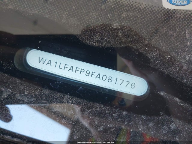 45694396 :رقم المزاد ، WA1LFAFP9FA081776 vin ، 2015 Audi Q5 2.0t Premium مزاد بيع