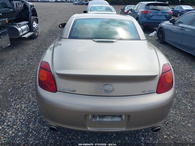 Продажа на аукционе авто 2005 Lexus Sc 430, vin: JTHFN48Y750062529, номер лота: 45694478