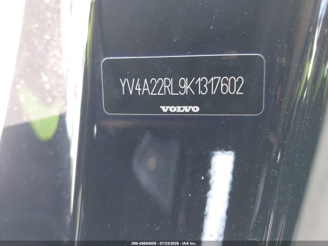 Aukcja sprzedaży 2019 Volvo Xc60 T6 Inscription, vin: YV4A22RL9K1317602, numer aukcji: 45694508