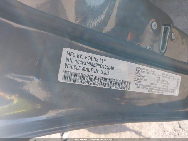 Aukcja sprzedaży 2023 Jeep Cherokee Altitude Lux 4x4, vin: 1C4PJMMB2PD104040, numer aukcji: 45694527