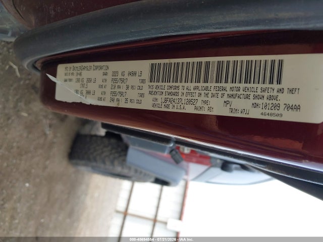 45694554 :رقم المزاد ، 1J8FA24137L120527 vin ، 2007 Jeep Wrangler X مزاد بيع