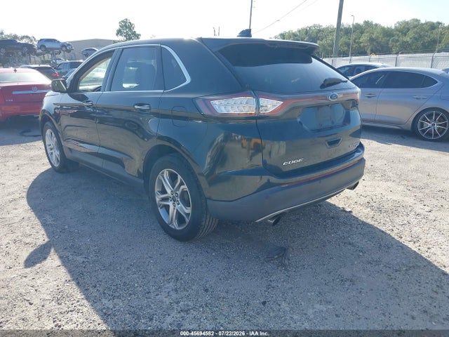 2015 Ford Edge Titanium მანქანა იყიდება აუქციონზე, vin: 2FMTK3K98FBB56357, აუქციონის ნომერი: 45694582
