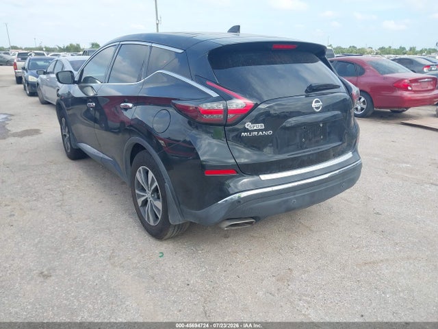 2022 Nissan Murano S Fwd მანქანა იყიდება აუქციონზე, vin: 5N1AZ2AJ4NC121581, აუქციონის ნომერი: 45694724