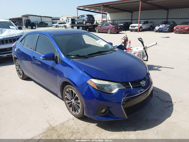 45694732 :رقم المزاد ، 5YFBURHEXFP290389 vin ، 2015 Toyota Corolla S Plus مزاد بيع