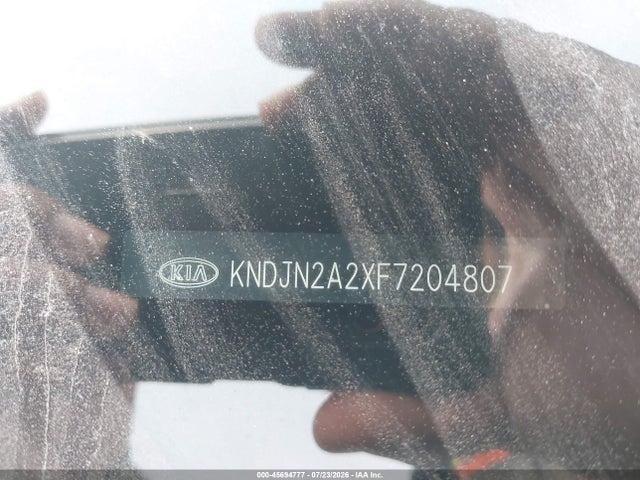 45694777 :رقم المزاد ، KNDJN2A2XF7204807 vin ، 2015 Kia Soul مزاد بيع