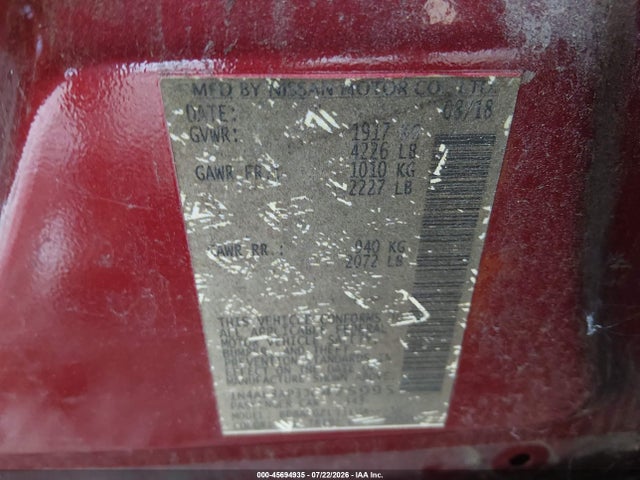 1N4AL3AP3JC475995 Nissan Altima 2.5 S