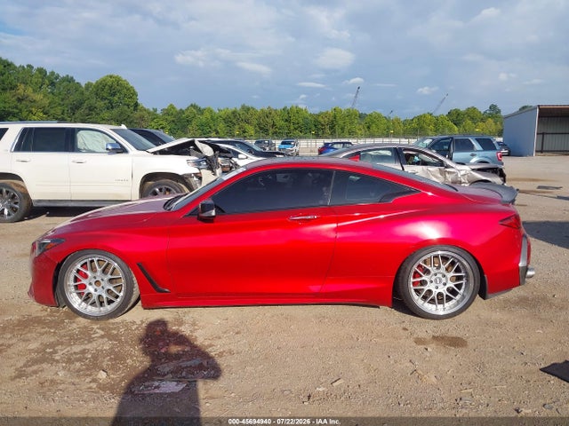 45694940 :رقم المزاد ، JN1FV7EK5HM610739 vin ، 2017 Infiniti Q60 3.0t Red Sport 400 مزاد بيع