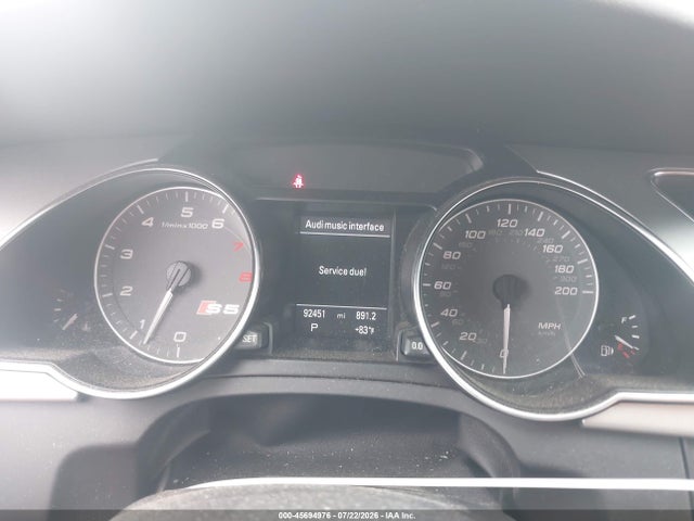 Продажа на аукционе авто 2012 Audi S5 Premium Plus, vin: WAUCVAFR0CA001431, номер лота: 45694976