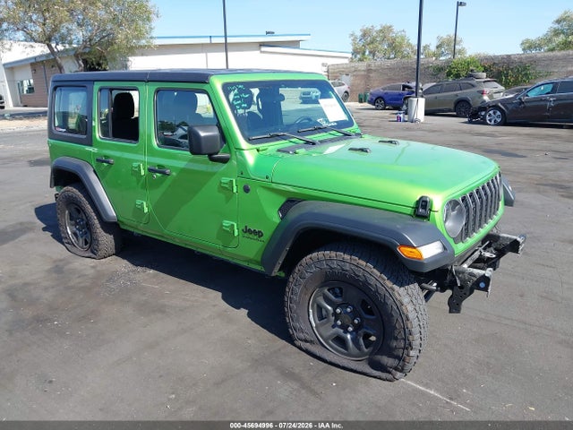 Aukcja sprzedaży 2025 Jeep Wrangler 4-door Sport 4x4, vin: 1C4PJXDGXSW548454, numer aukcji: 45694996