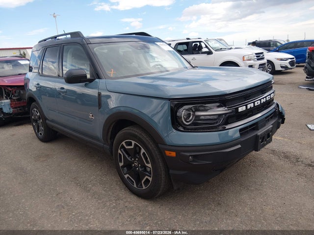 45695014 :رقم المزاد ، 3FMCR9C60MRA43987 vin ، 2021 Ford Bronco Sport Outer Banks مزاد بيع