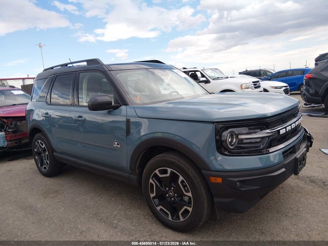 45695014 :رقم المزاد ، 3FMCR9C60MRA43987 vin ، 2021 Ford Bronco Sport Outer Banks مزاد بيع
