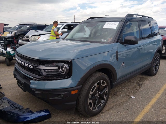 45695014 :رقم المزاد ، 3FMCR9C60MRA43987 vin ، 2021 Ford Bronco Sport Outer Banks مزاد بيع