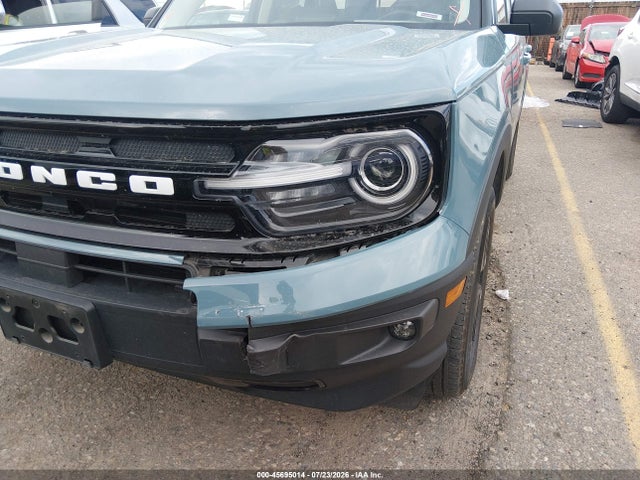 45695014 :رقم المزاد ، 3FMCR9C60MRA43987 vin ، 2021 Ford Bronco Sport Outer Banks مزاد بيع