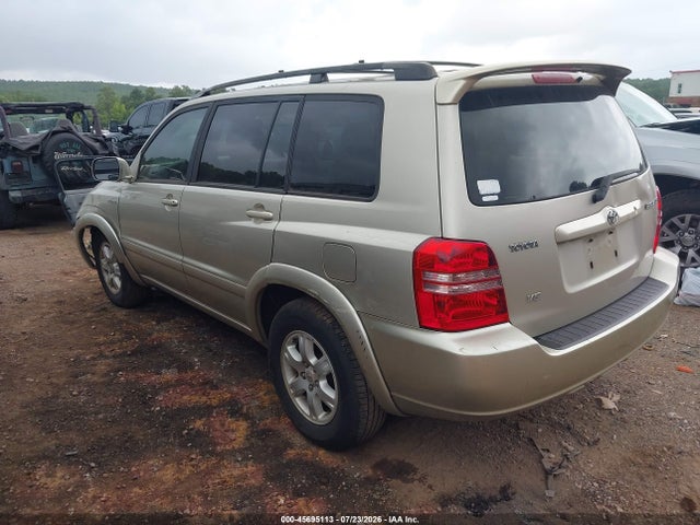 2002 Toyota Highlander Limited V6 მანქანა იყიდება აუქციონზე, vin: JTEGF21A020063100, აუქციონის ნომერი: 45695113